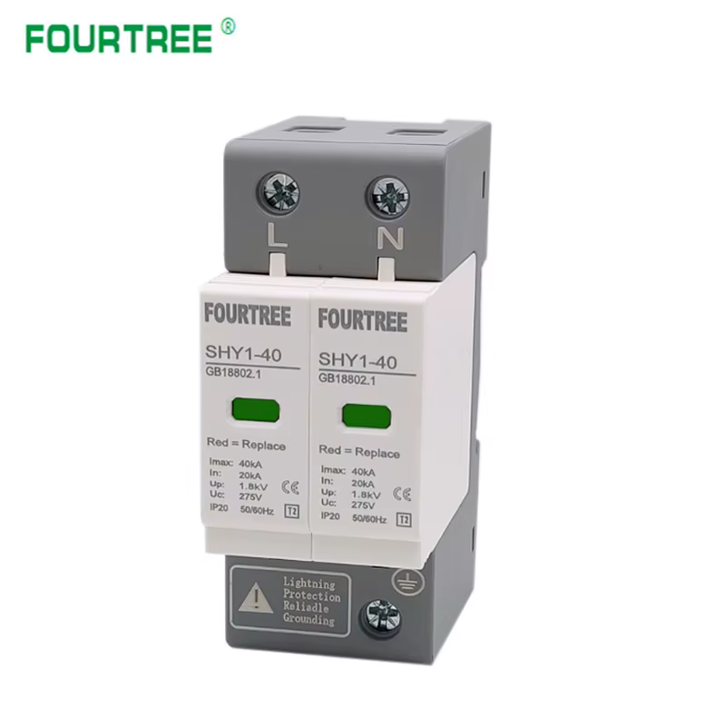 Protection contre les surtensions AC SPD 2P 3P 4P 10 ~ 20KA/20 ~ 40KA /30KA ~ 60KA