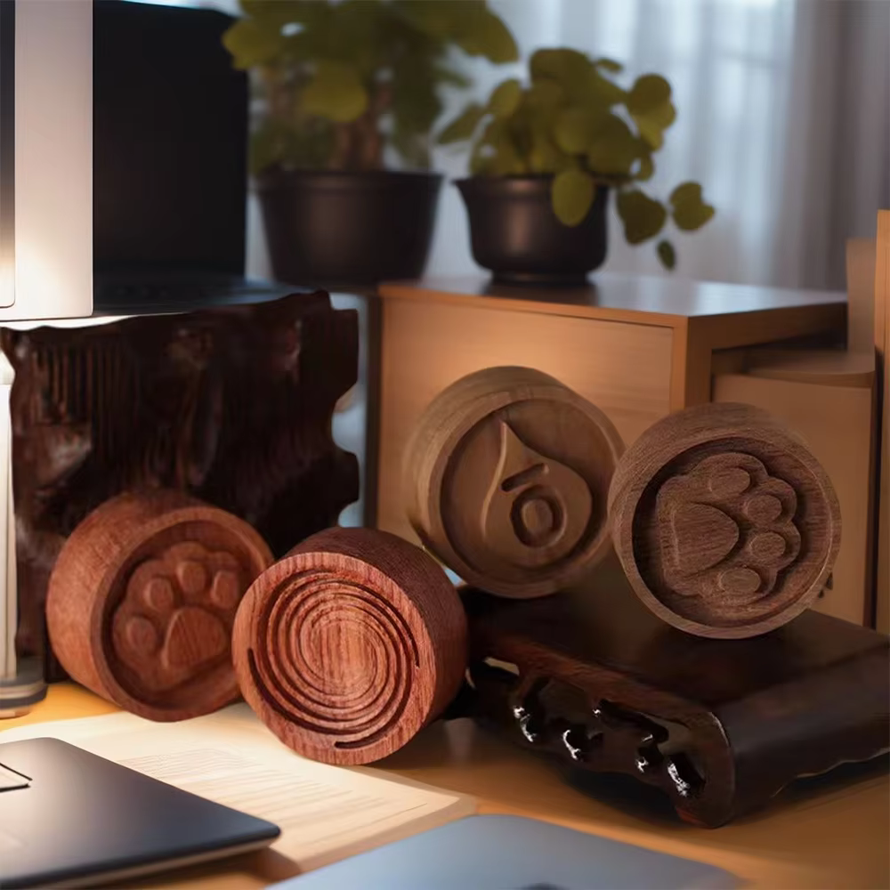 Diffuseur d'aromathérapie en bois avec boîte, diffuseur de parfum, diffuseur d'huiles essentielles pour la maison/la voiture/le bureau