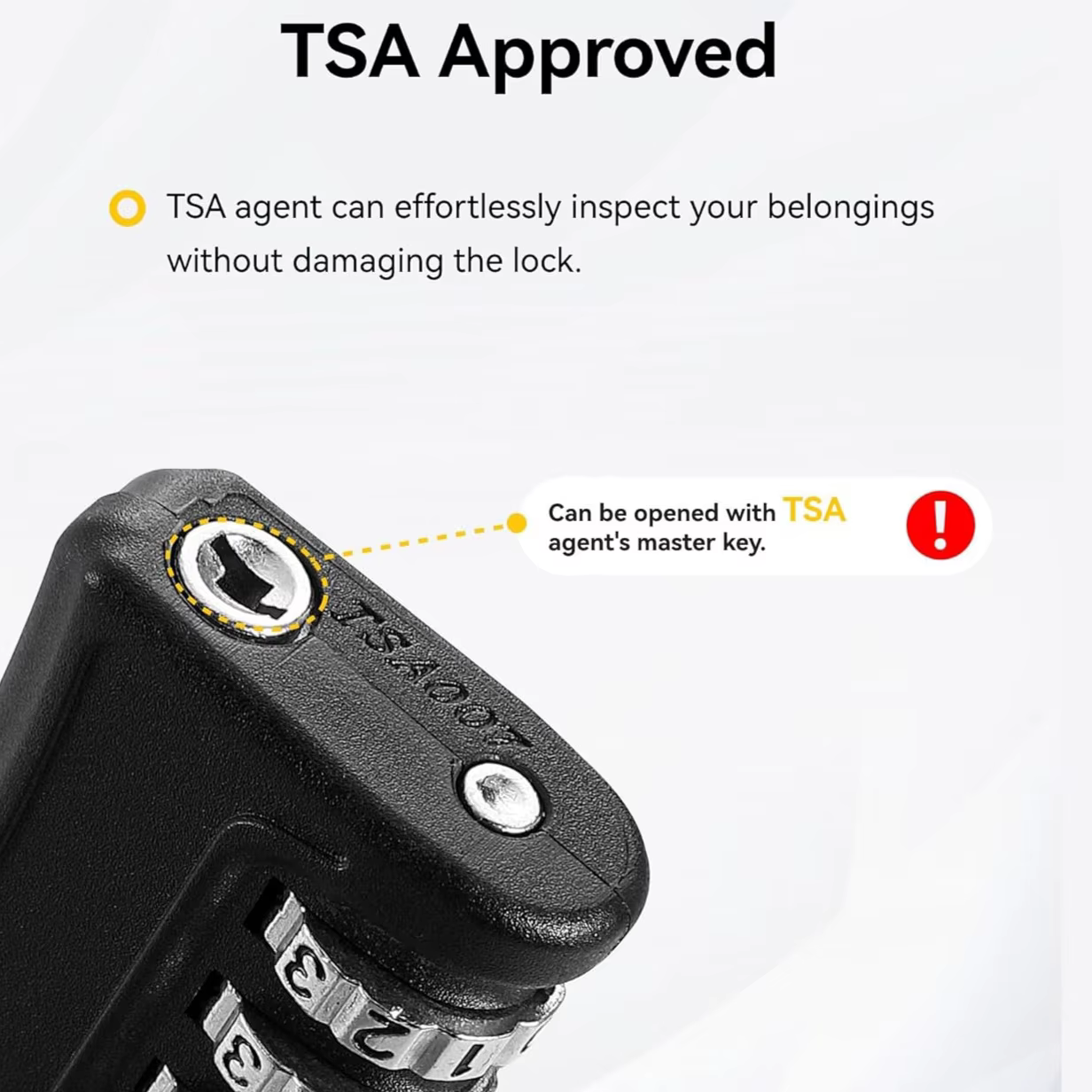 Paquet de 4 serrures à Code douanier TSA pour bagages de voyage mot de passe serrure noire variable cadenas à