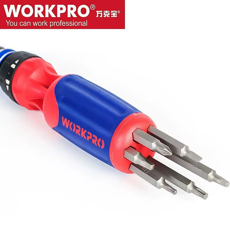 Tournevis à cliquet WORKPRO 12-en-1