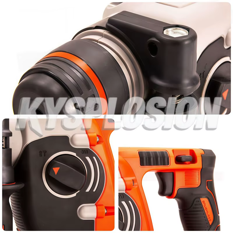 Marteau perforateur rotatif sans balais 2 modes SDS pour métal et béton