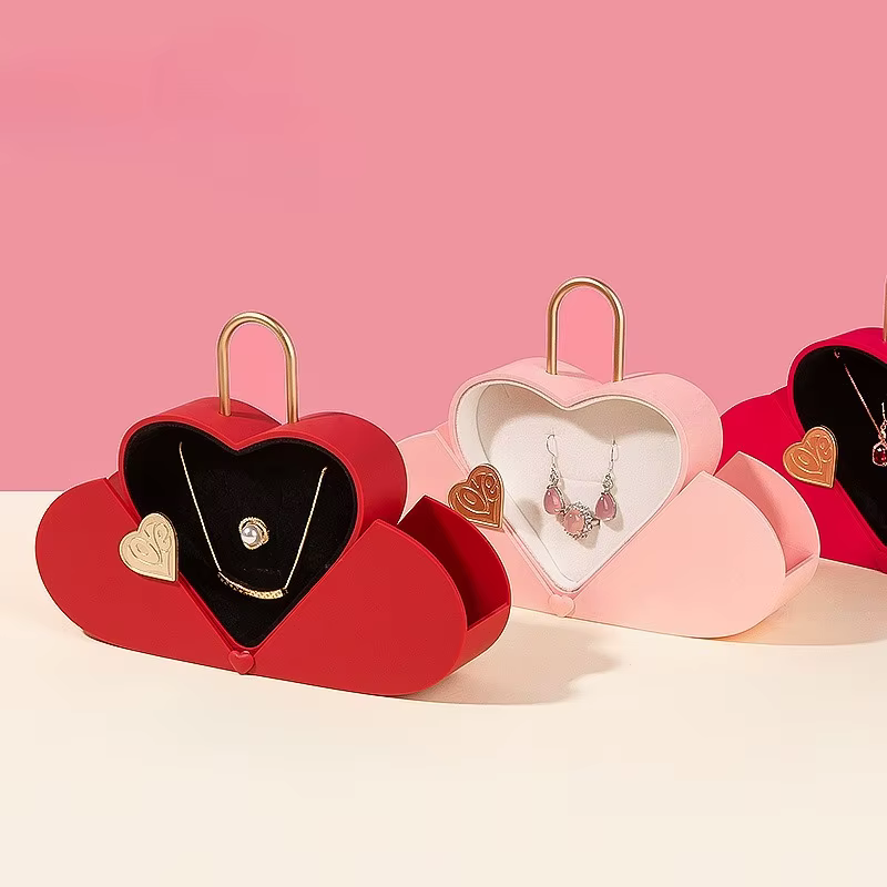 Coeur boîte à bijoux cadeau de saint valentin