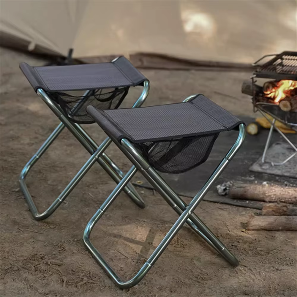 Petit tabouret pliant banc