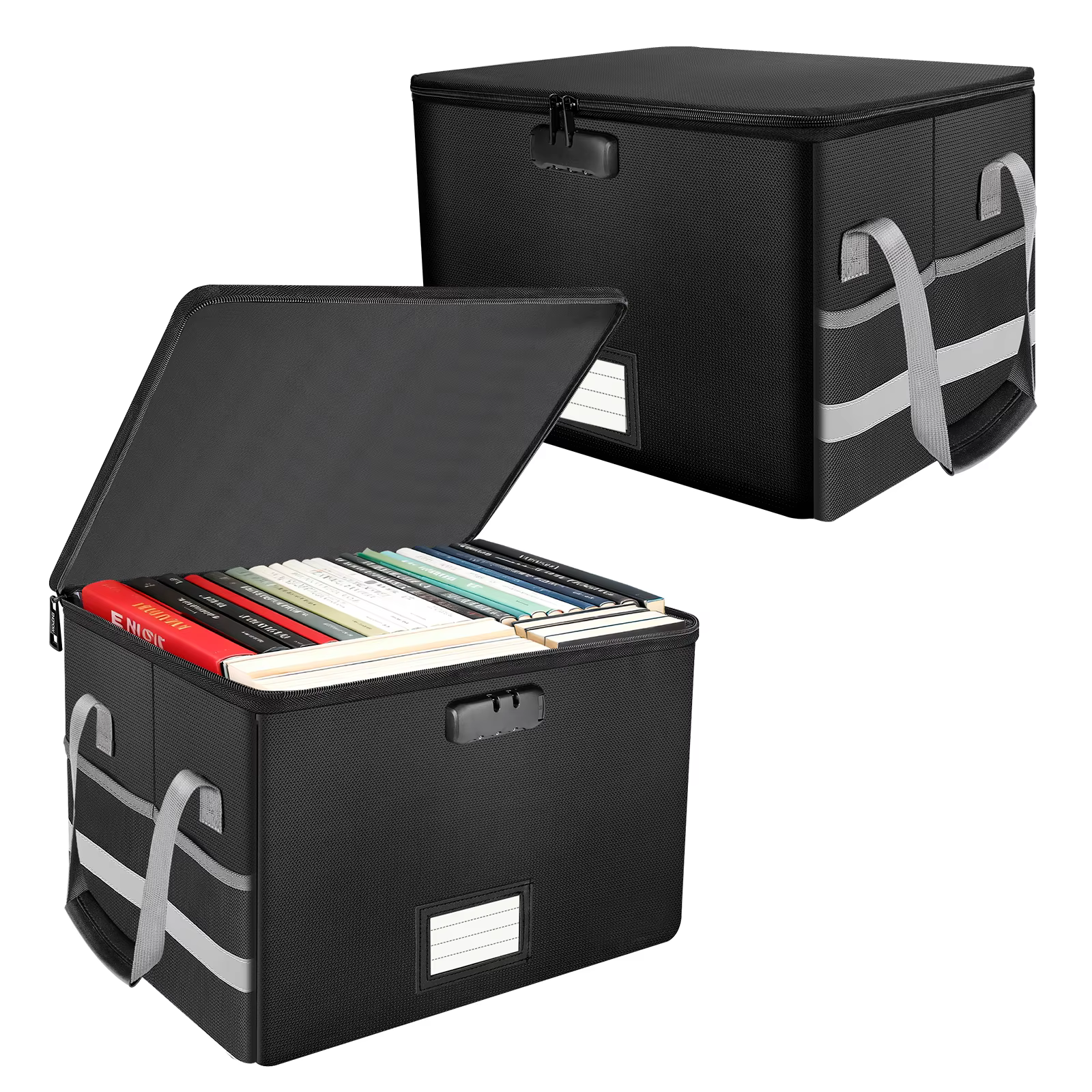 Boîte de rangement pliable imperméable et ignifuge