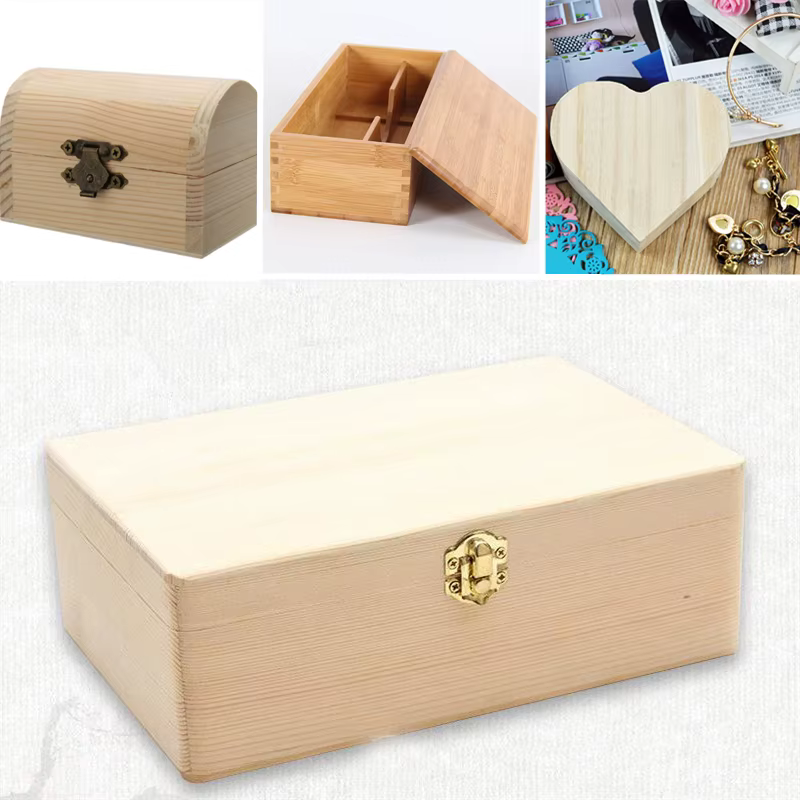 Boîte de rangement en bois