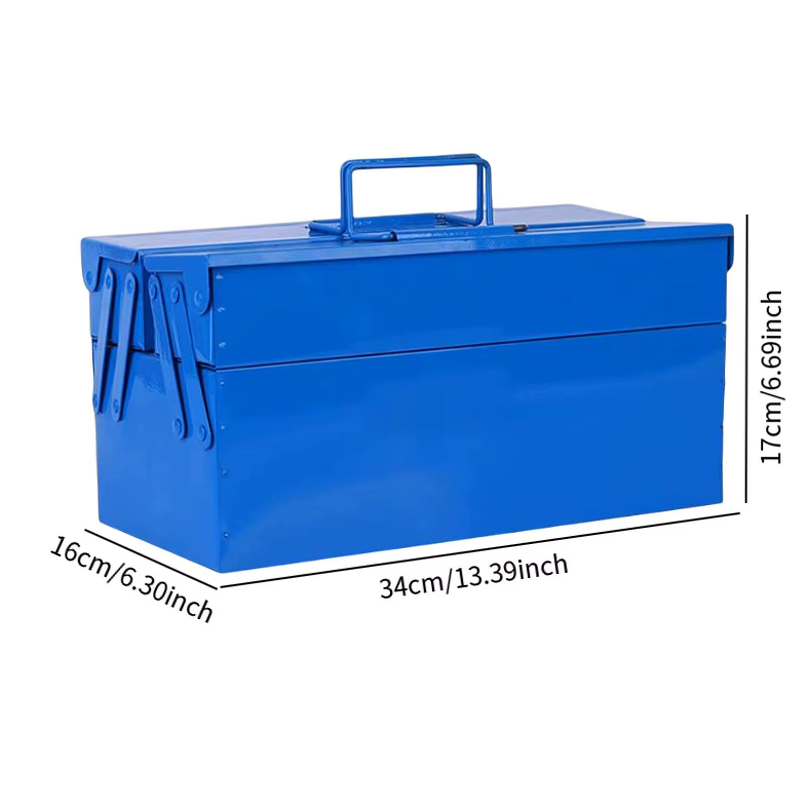 Boîte à outils en métal avec conteneur à Double poignée pour une Classification facile