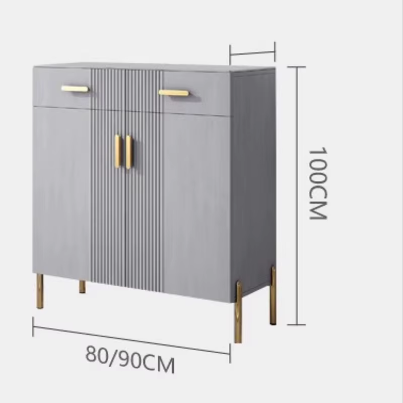 Meuble à chaussures en bois d'entrée