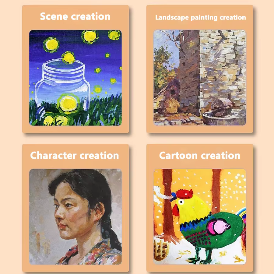 Ensemble de peinture à la gouache
