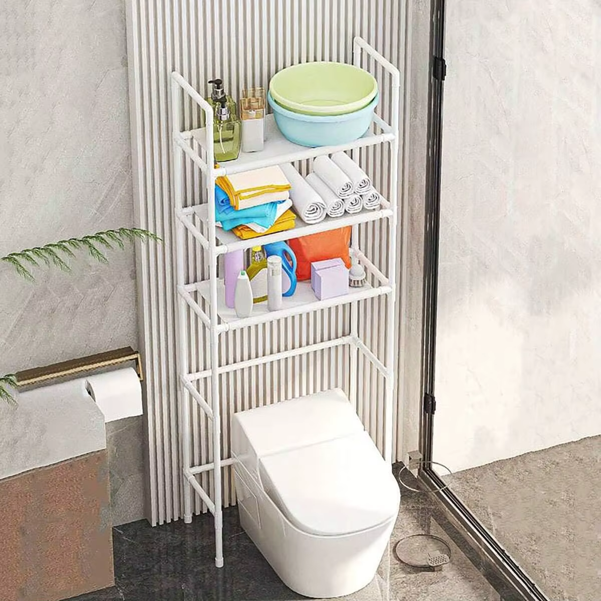 Support de rangement pour salle de bain 1 pièce-3ème étage