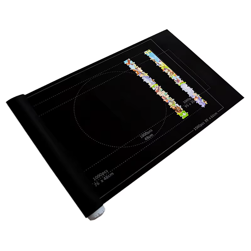 Tapis de puzzle en rouleau de feutre, tapis de jeu, couverture pour jusqu'à 1500 pièces, accessoires de puzzle, nouveau tapis portable (tapis uniquement)