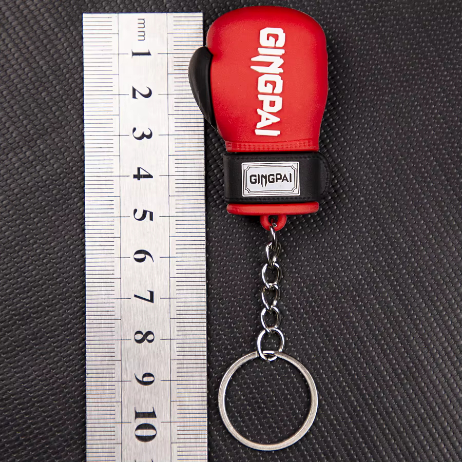 Mini gants de boxe porte-clés poinçon sac de sable pendentif Muay Thai coup de pied MMA gant Taekwondo cibles
