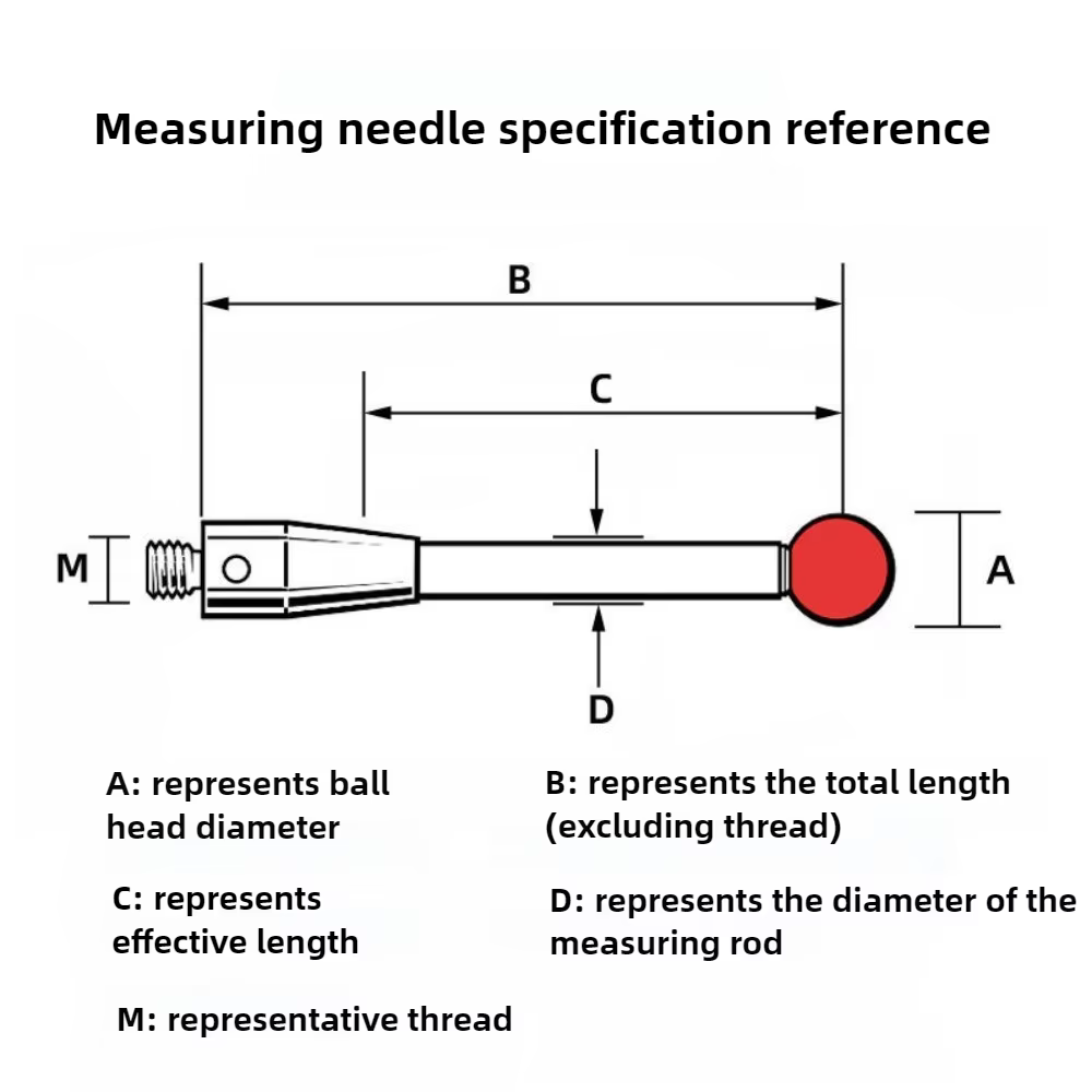 1 pièce : Tête de mesure tridimensionnelle M3