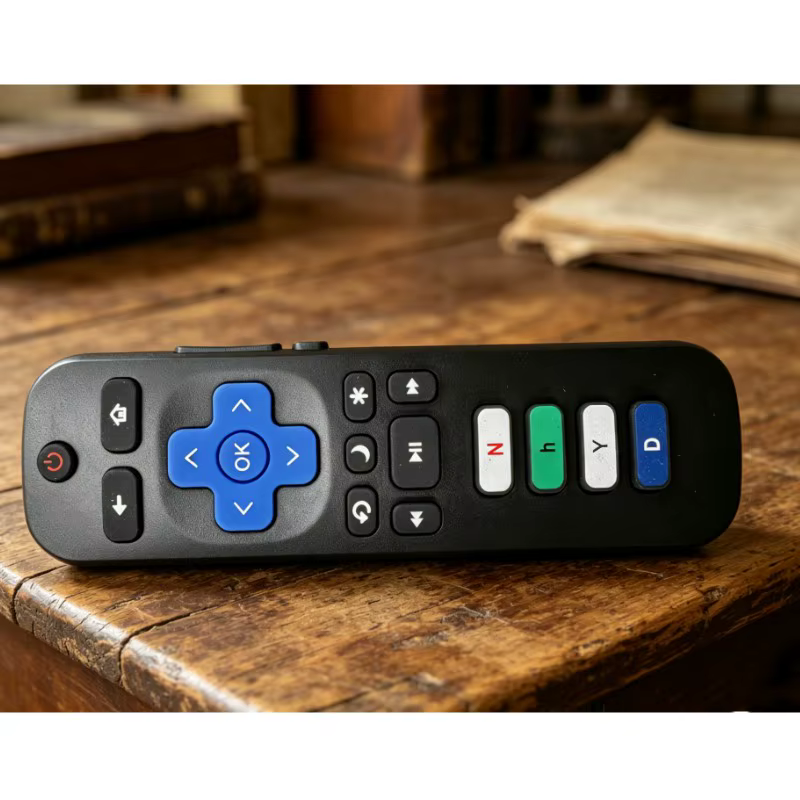 Télécommande de remplacement RC280A uniquement pour TV Roku pour téléviseurs TCL Roku/Hisense Roku/Onn Roku/Philips
