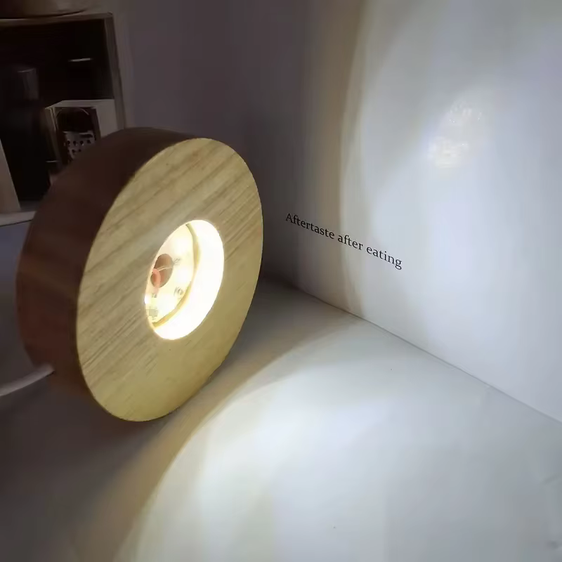 Lampes décoratives de bureau en bois
