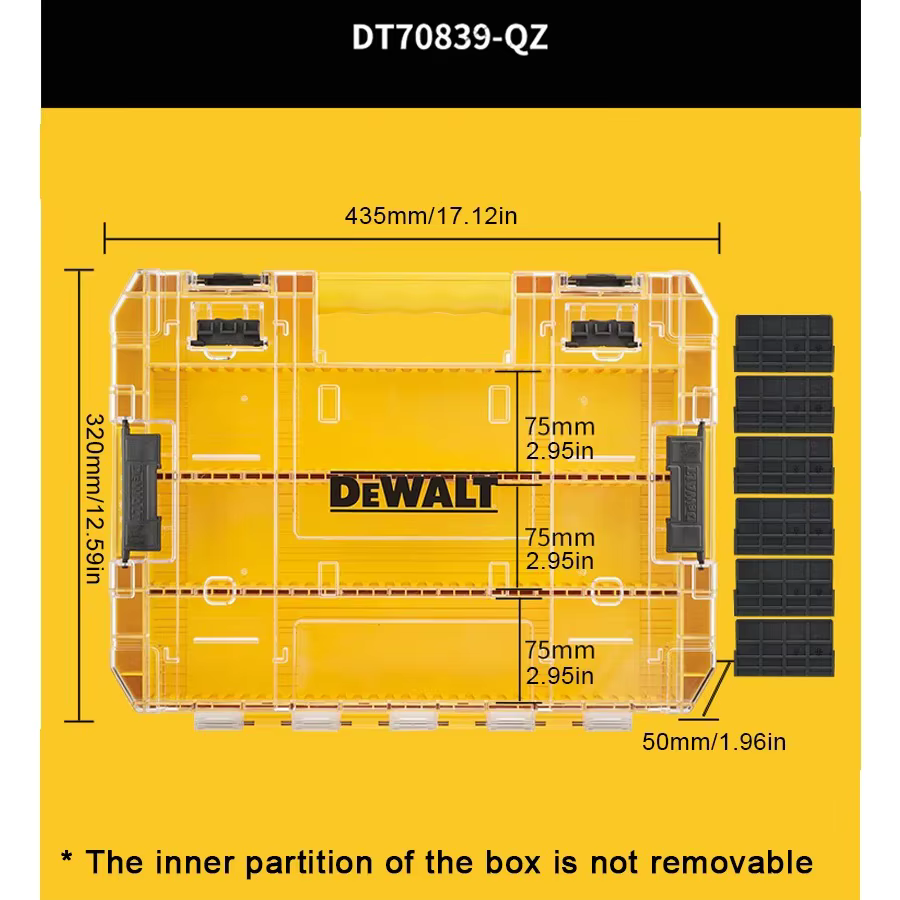 Boîte de rangement multifonctionnelle EWALT DT70839