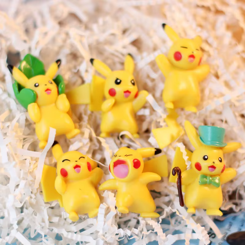 18 pièces/ensemble Pokemon Pikachu figurine Animation poupée mignonne Collection PVC modèle jouets