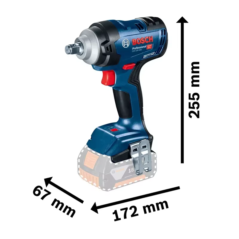 ‌ Clé à chocs sans fil Bosch GDS 18V-400 18V