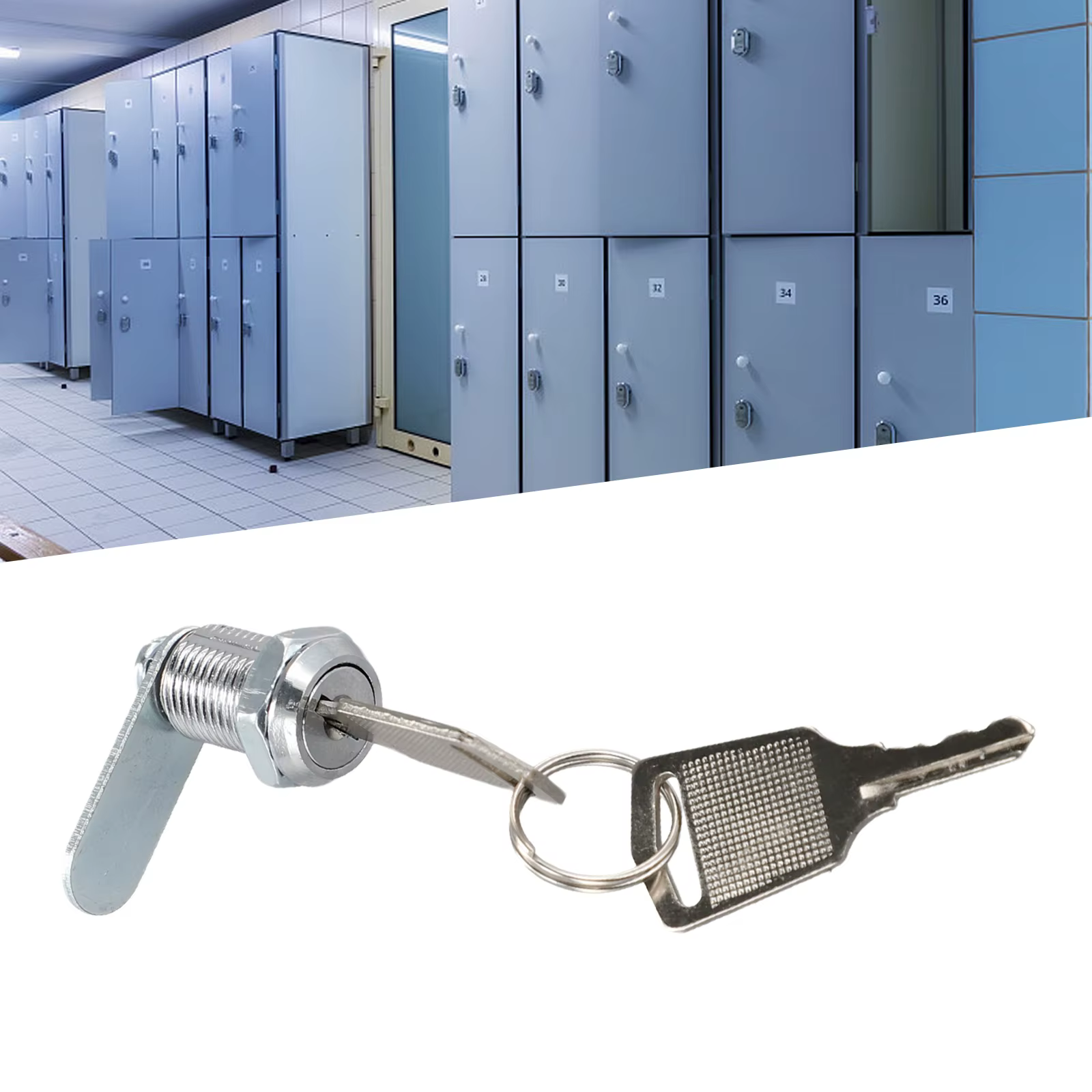 Serrure de sécurité MELLock avec 2 clés
