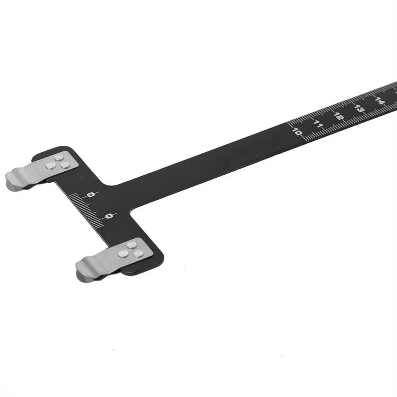 Règle en T en acier inoxydable pour mesure de ULd'arc classique