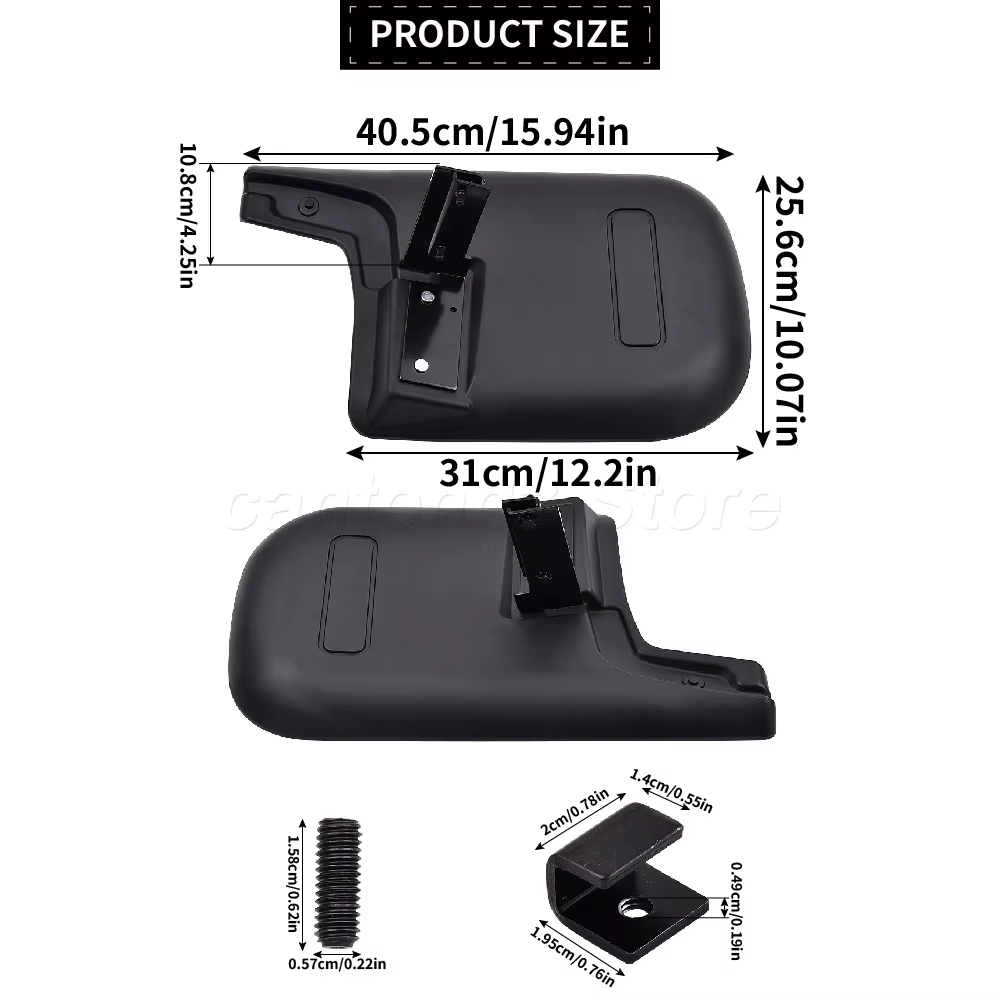 OEM : 50901516 Pour Fiat Ducato PEUGEOT BOXER CITROEN JUMPER / RELAY 2006- Nouveau kit de garde-boue arrière noir