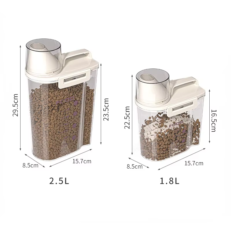 Boîte de rangement scellée pour aliments pour animaux de compagnie