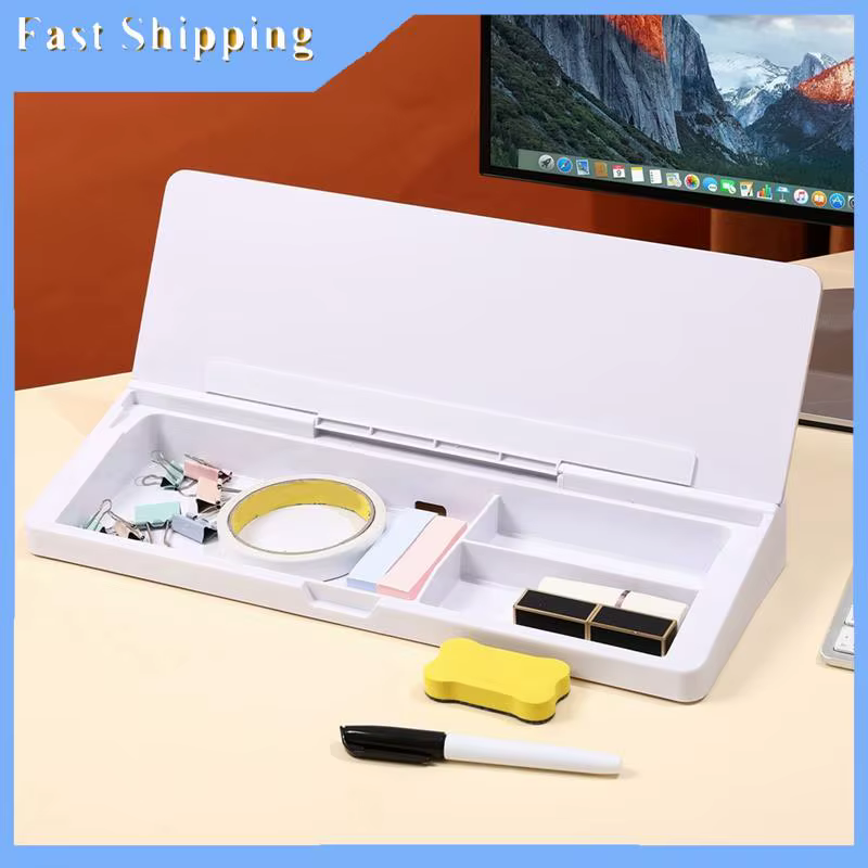 Tableau blanc hebdomadaire, calendrier, organisateurs de bureau avec support de clavier d'ordinateur avec tiroir, pour le bureau et la maison