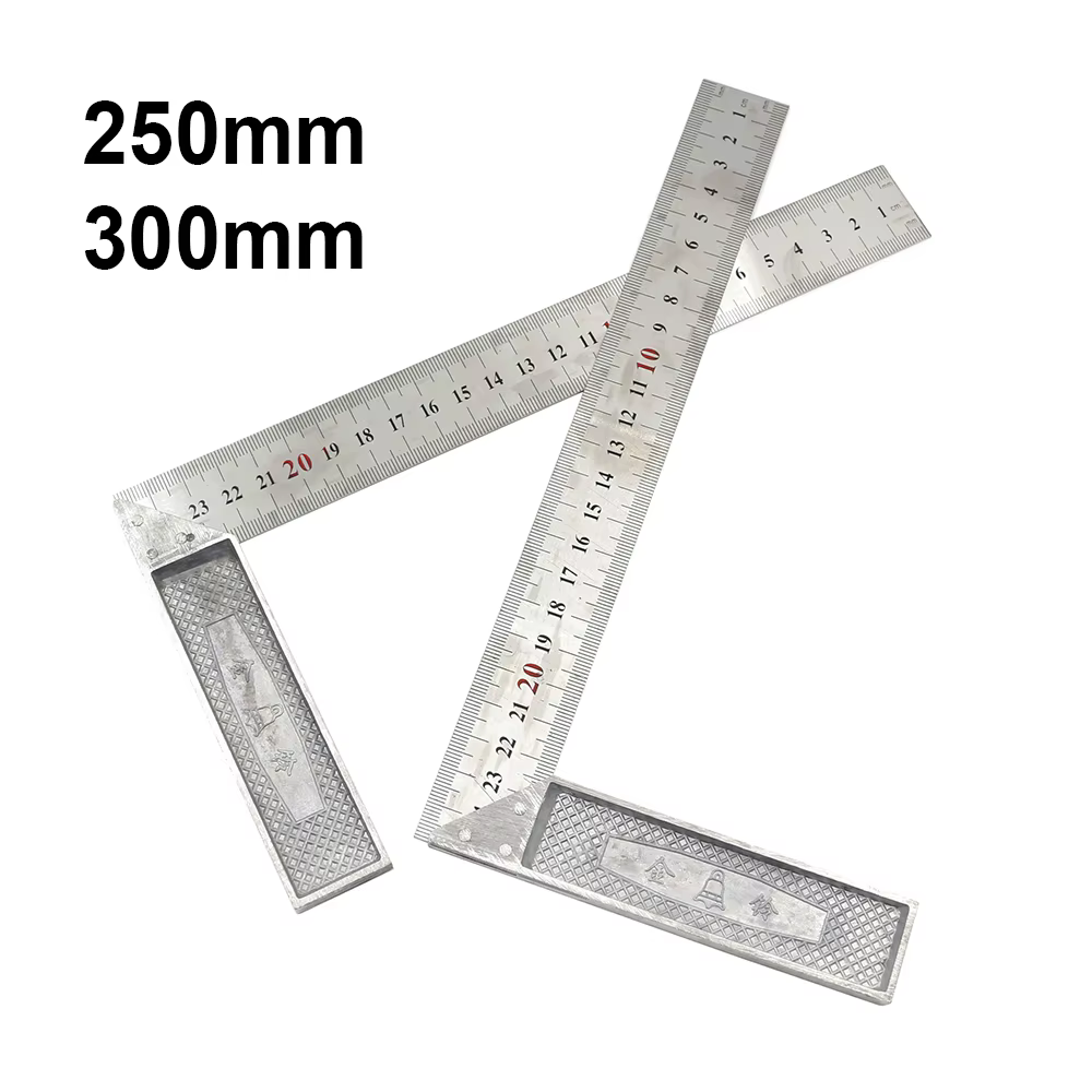 Règle carrée en aluminium pour charpentier