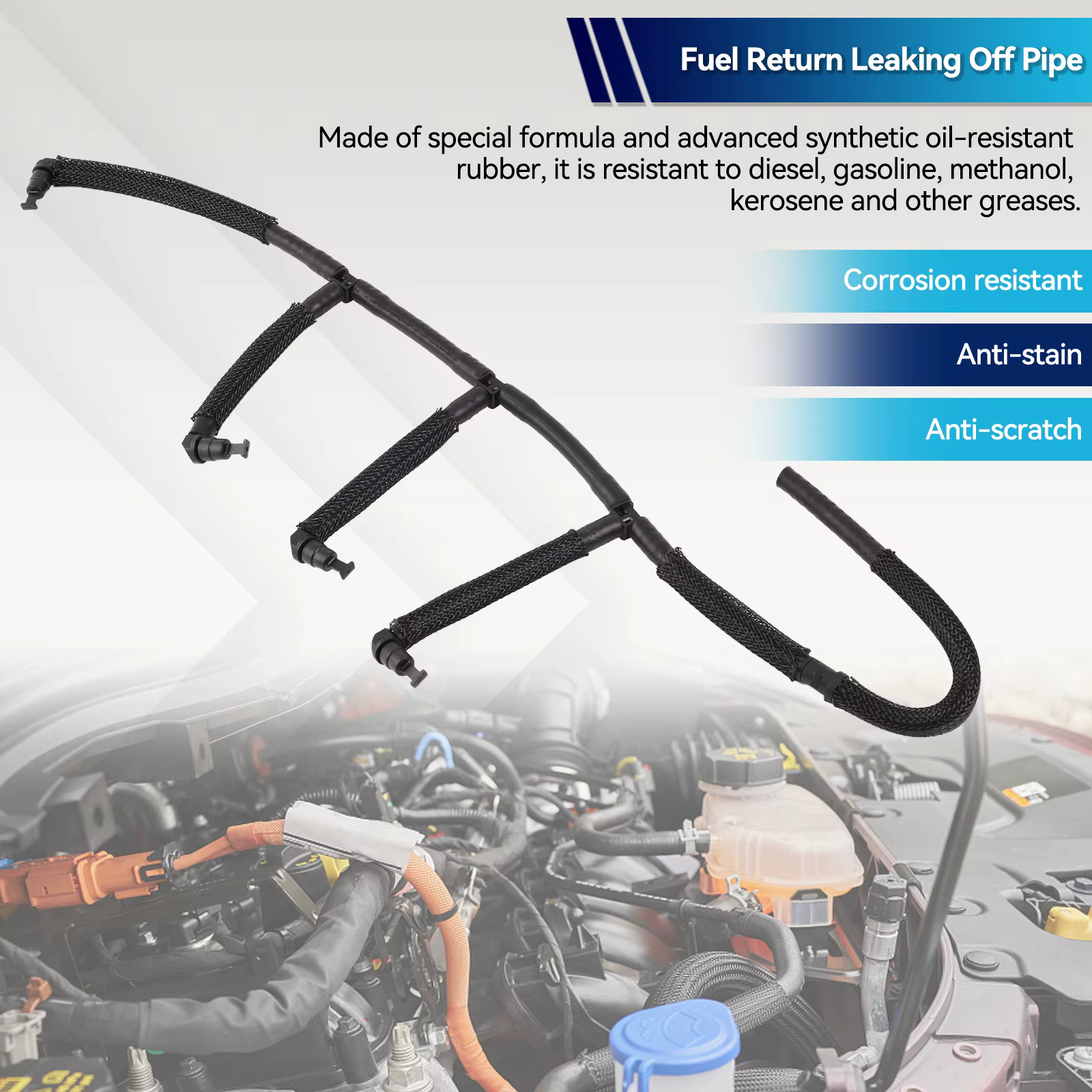 Injecteur de carburant diesel avec tuyau de retour