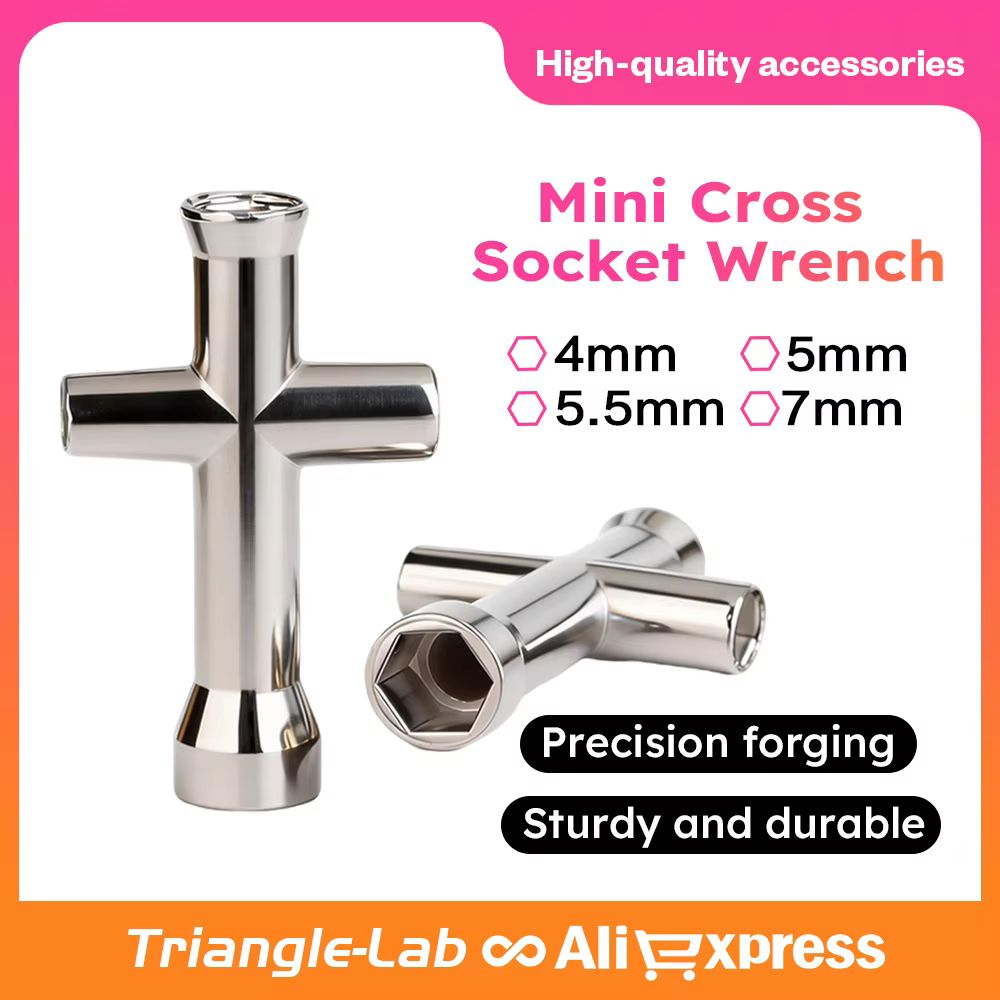 Clé à douille triangulaire Mini Cross-Head Trianglelab
