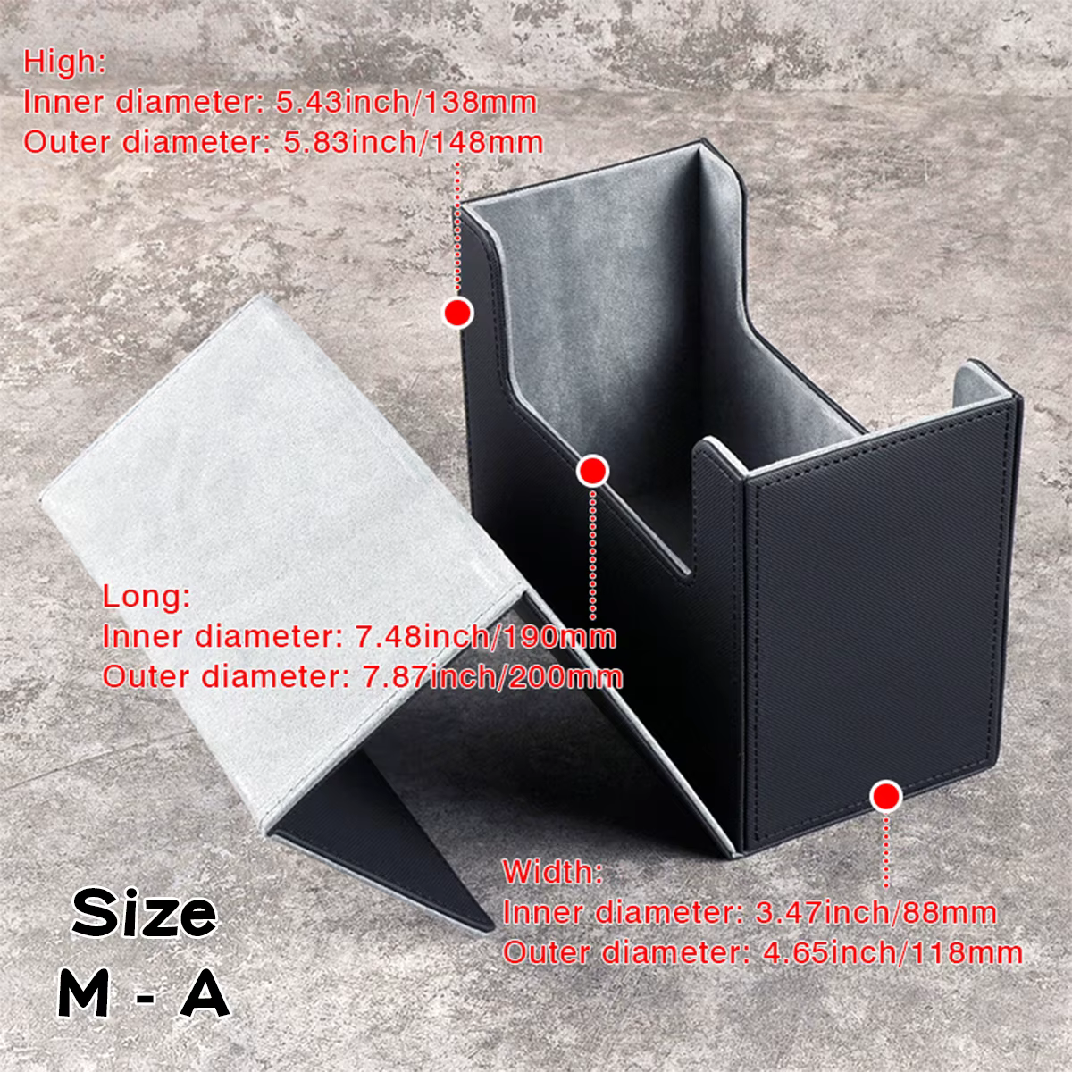 Boîte de rangement magnétique pour cartes gradées PSA BGS CSG CGC SGC