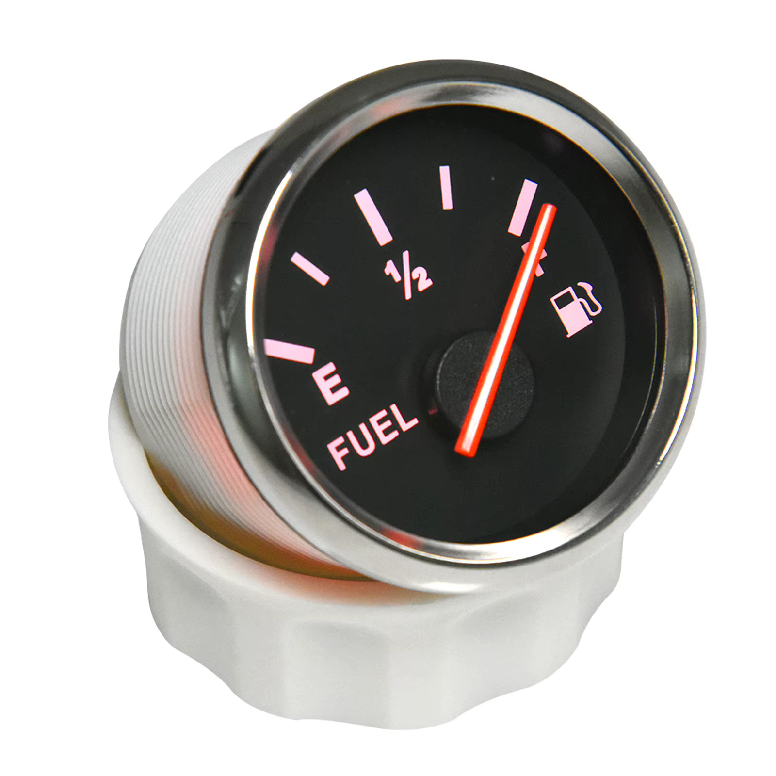 Indicateur de niveau de carburant pour bateau marin de 52 mm avec capteur de niveau de carburant en acier inoxydable 0~190 ohm, unité de transmission de carburant 100~600 mm