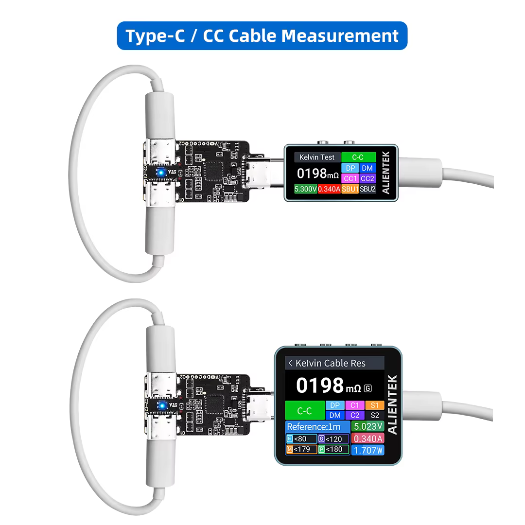 Module de mesure de résistance des fils USB ALIENTEK OA1 – Mesure indépendante de la résistance des fils, méthode Kelvin à quatre fils