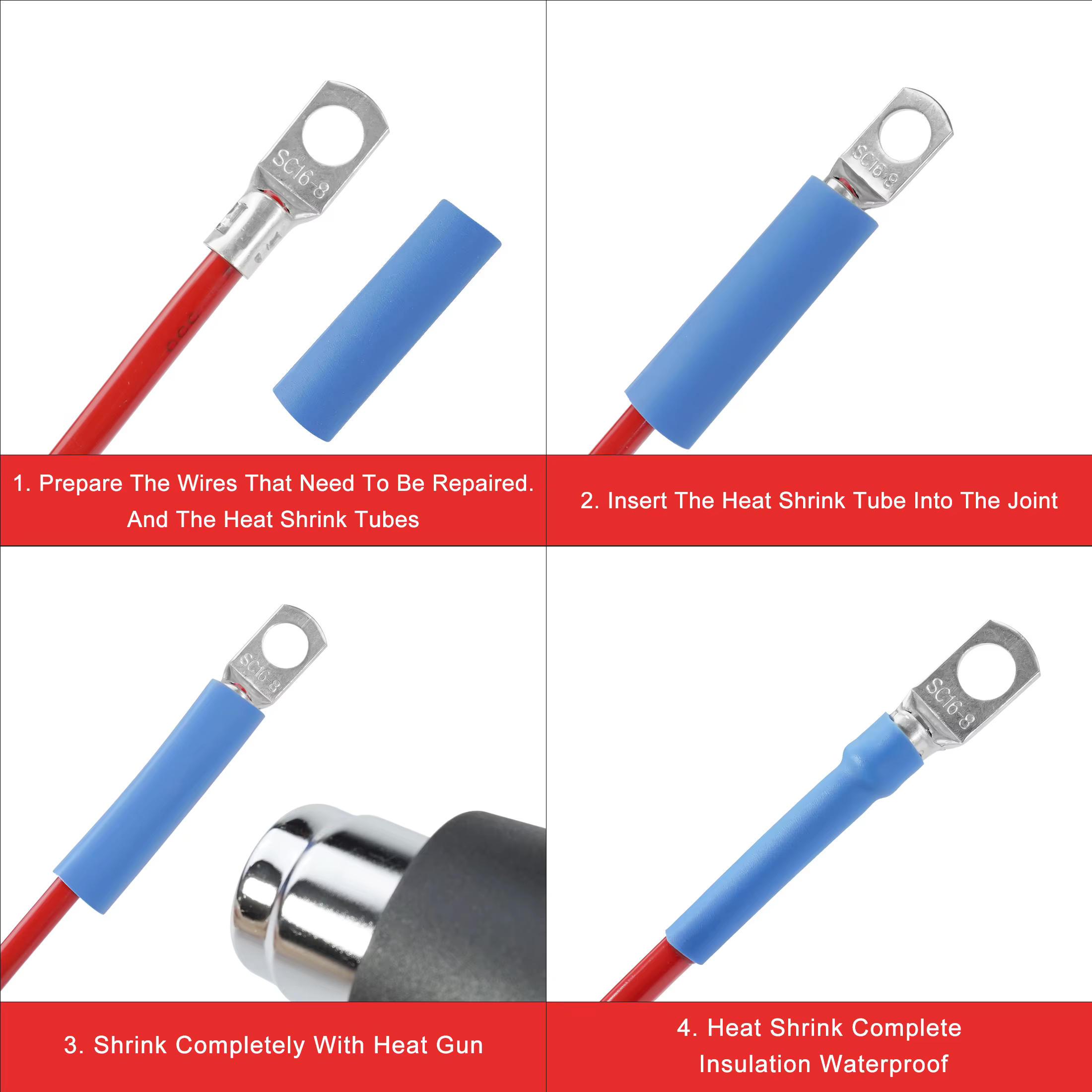 Tube thermorétractable 1M 4:1