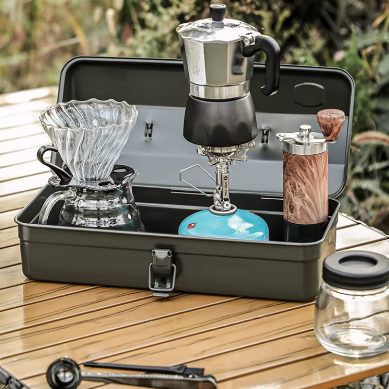 Boîte à outils multifonctionnelle en fer