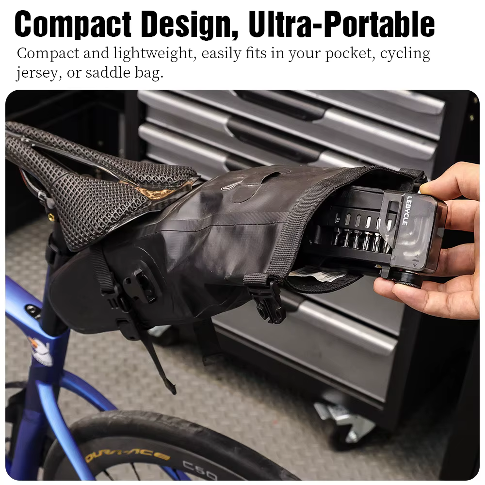 LEBYCLE Kit d'outils multifonctions 12-en-1 pour vélo