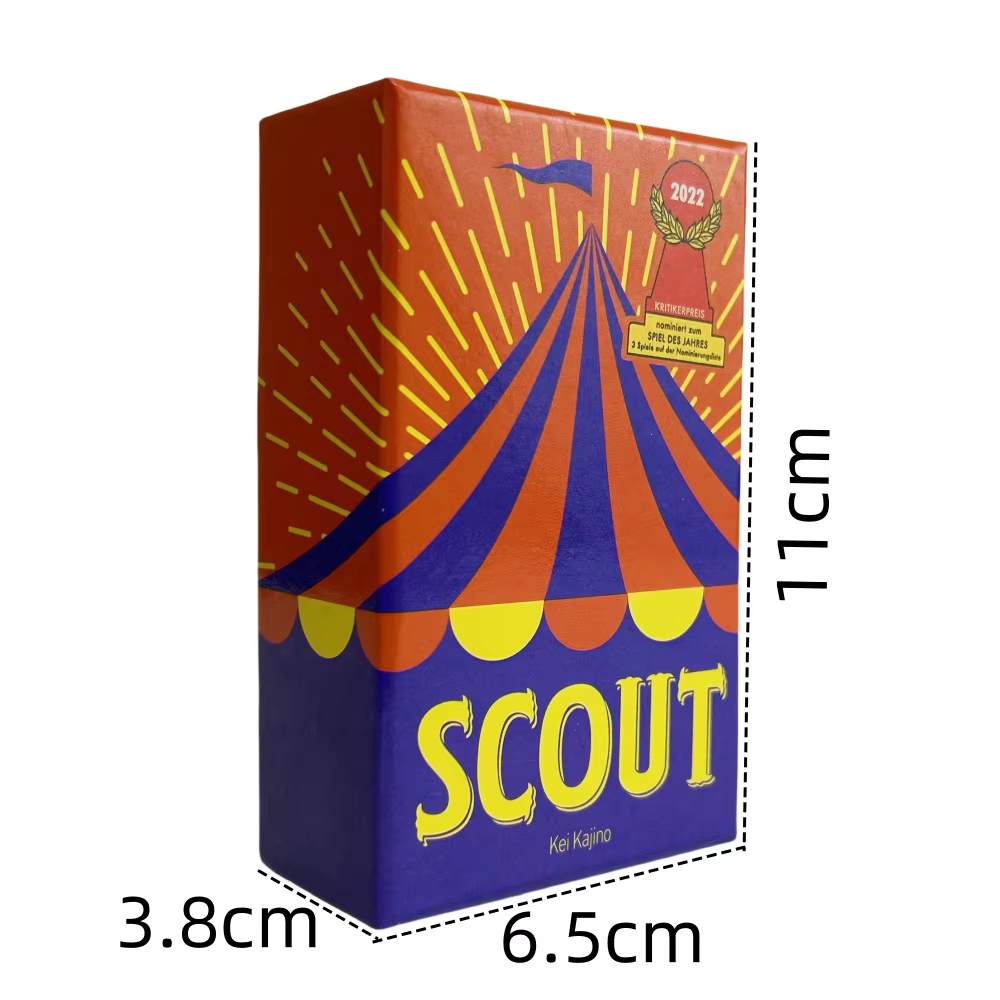 1 boîte de jeu de cartes Scout