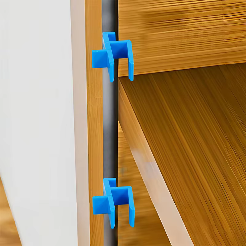 Clip de fixation de tableau de fermeture de garde-robe