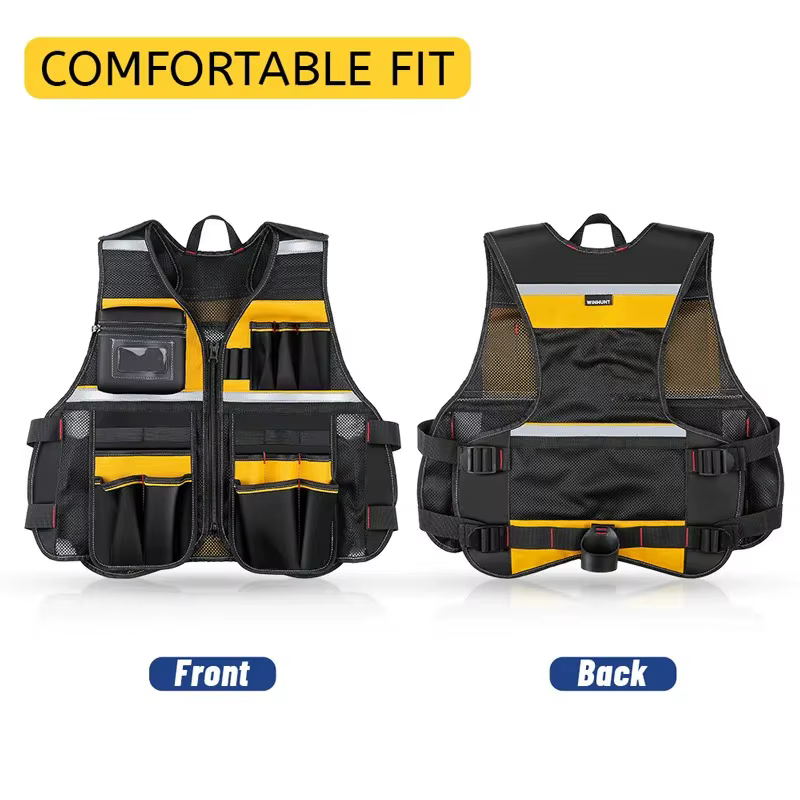 Sac à outils, gilet porte-outils