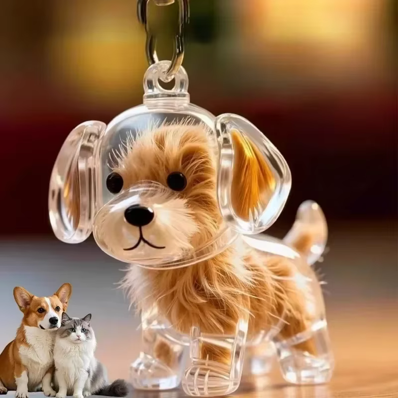 Boîte de rangement de poils de chien