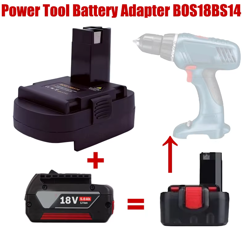 Adaptateur de batterie BOS18BS14 pour outils Bosch 14