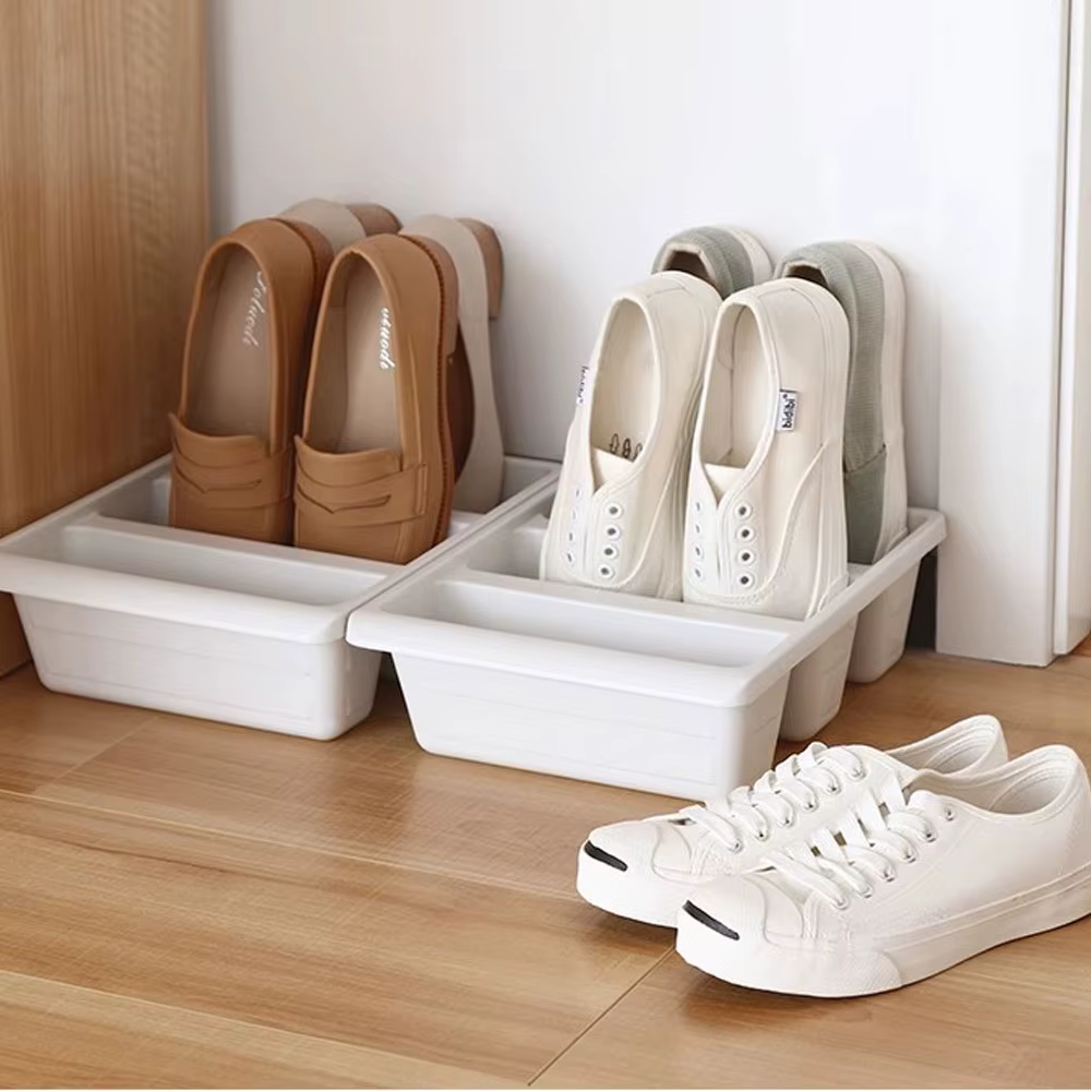 Étagères de rangement pour chaussures en plastique T1