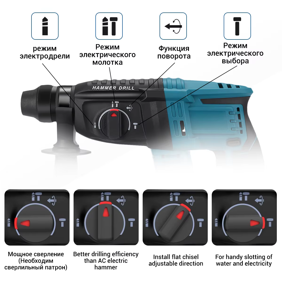 Dillpro-Marteau perforateur à distance sans fil