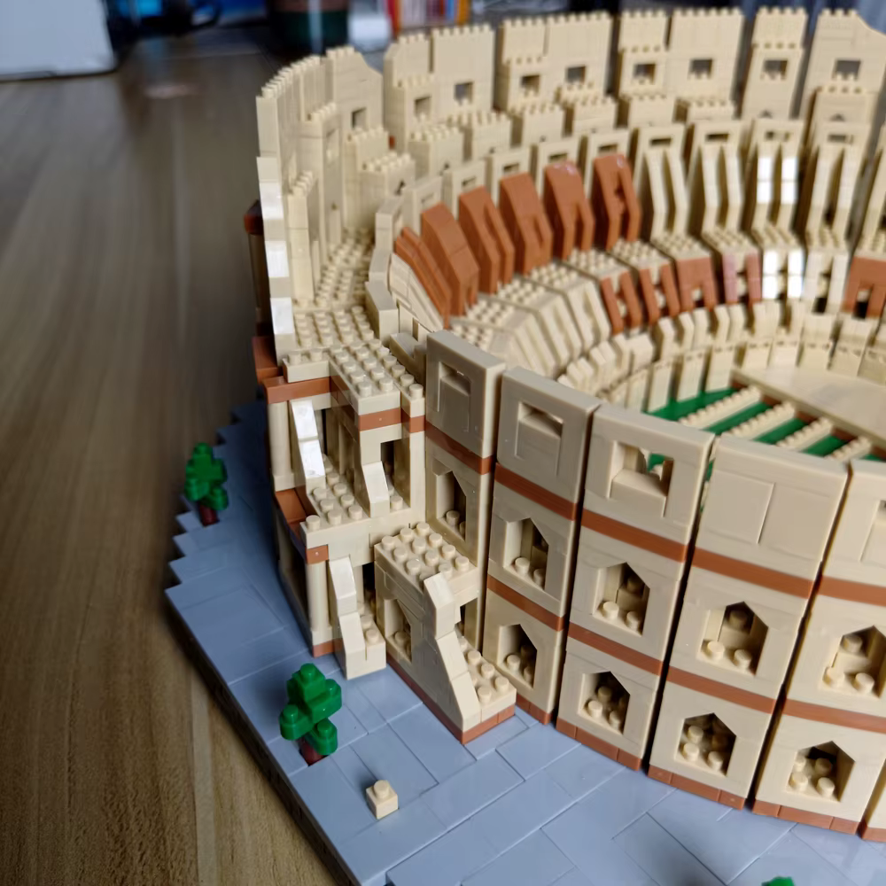 KNEW BUILT Mini blocs de construction rome Colosseum pour enfants et adultes