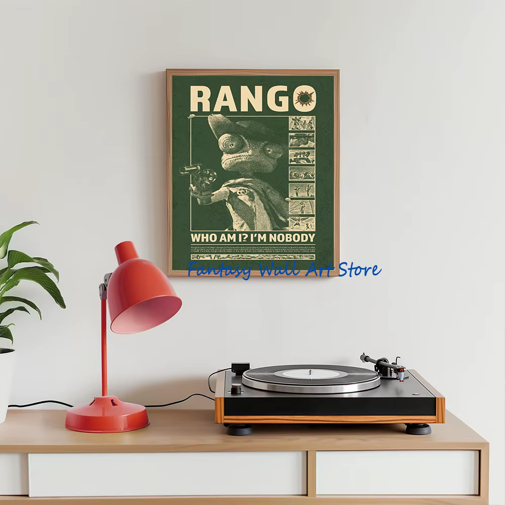Affiche de film inspirée de Rango