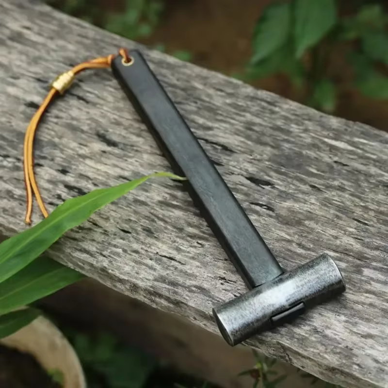 Marteau noir à double extrémité en acier à haute teneur en carbone