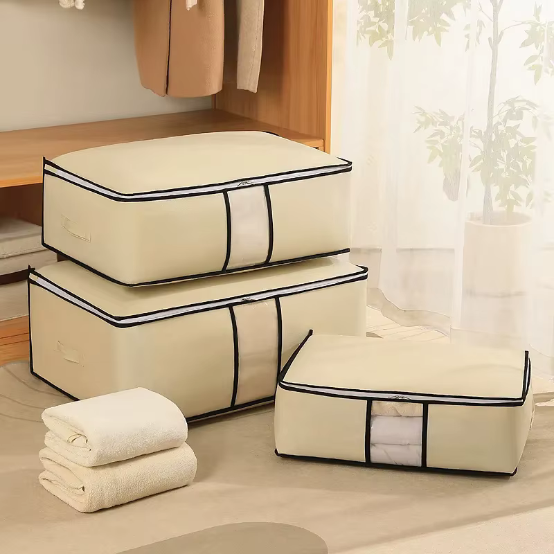 Sac de rangement de vêtements de couette non tissé Organisateur