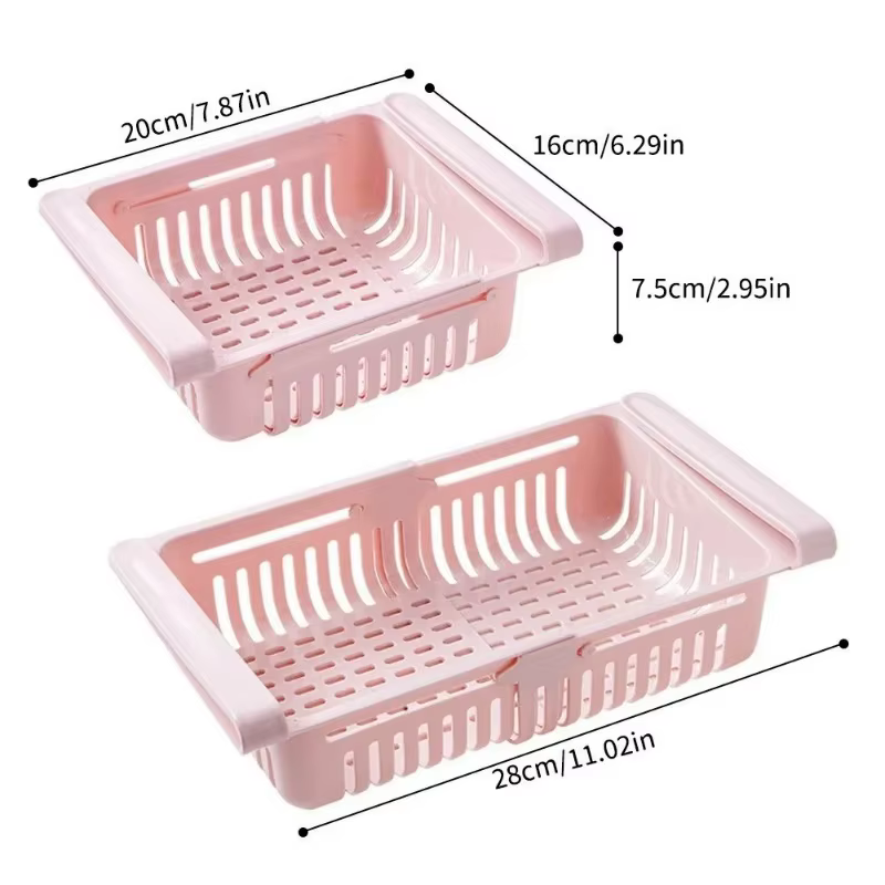 Boîte de Rangement Alimentaire en Plastique pour Réfrigérateur
