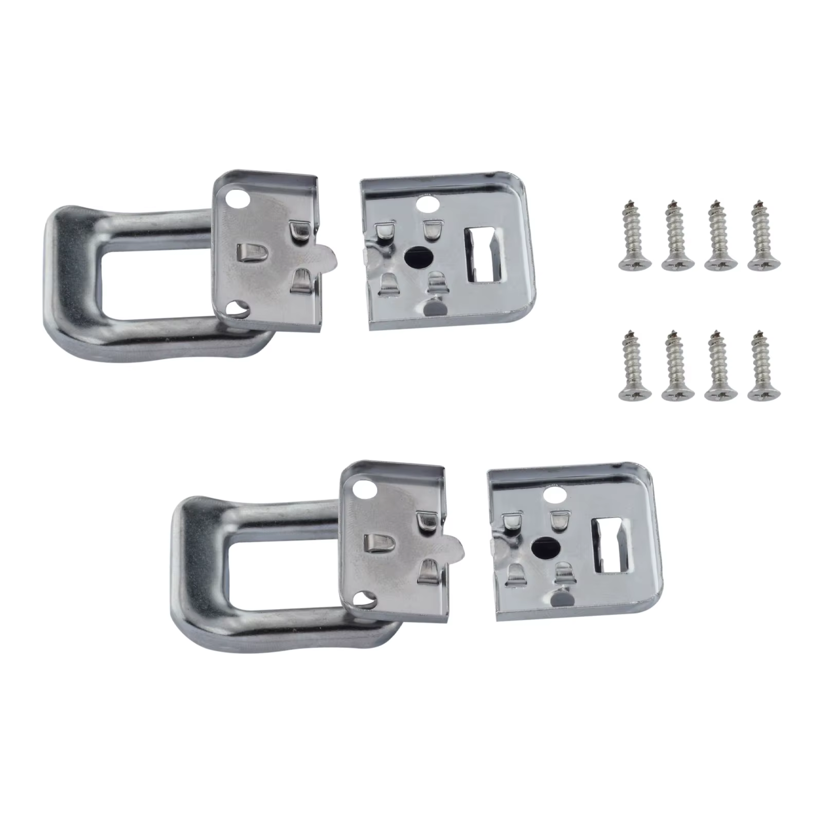 Lot de 2 fermoirs à bascule pour armoire