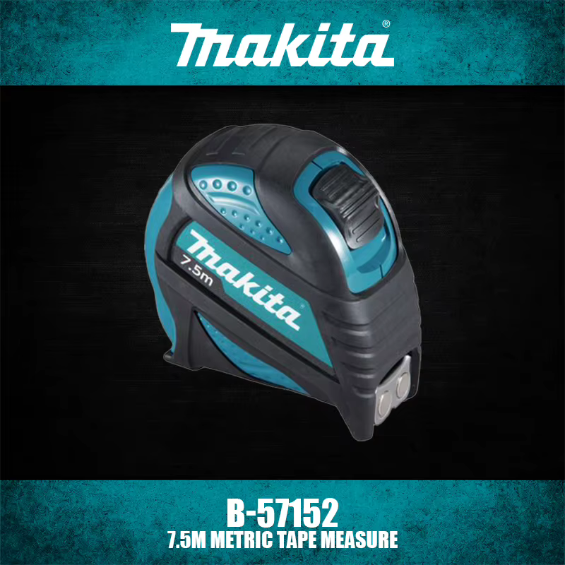 Ruban à mesurer métrique Makita B-57146 B-57152 B-57168 5,5/7,5/10 m
