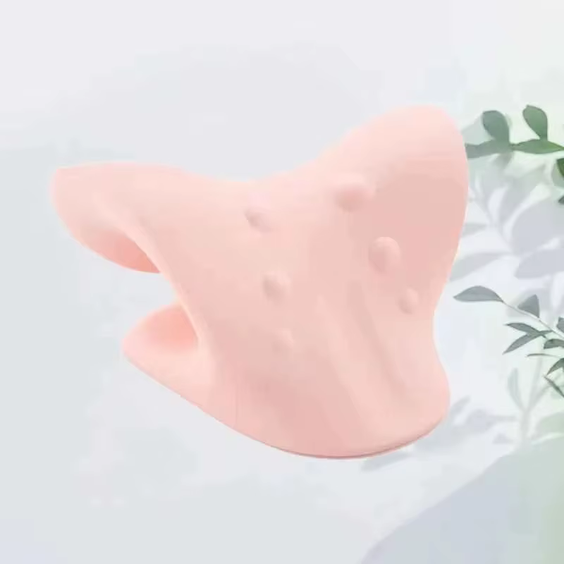 Oreiller de massage cervical pour usage domestique, pression des doigts par gravité portable, correction du cou, protection cervicale et aide au sommeil